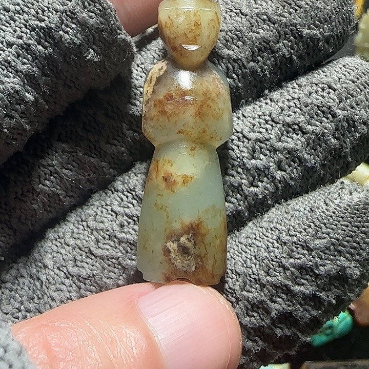 和田玉未镶嵌吊坠(不含链)