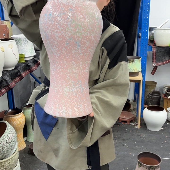 18×40 -粗陶花盆有孔-买买买