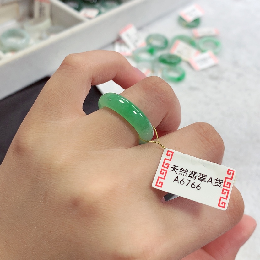 【闪购商品】未镶嵌戒指翡翠11/12号