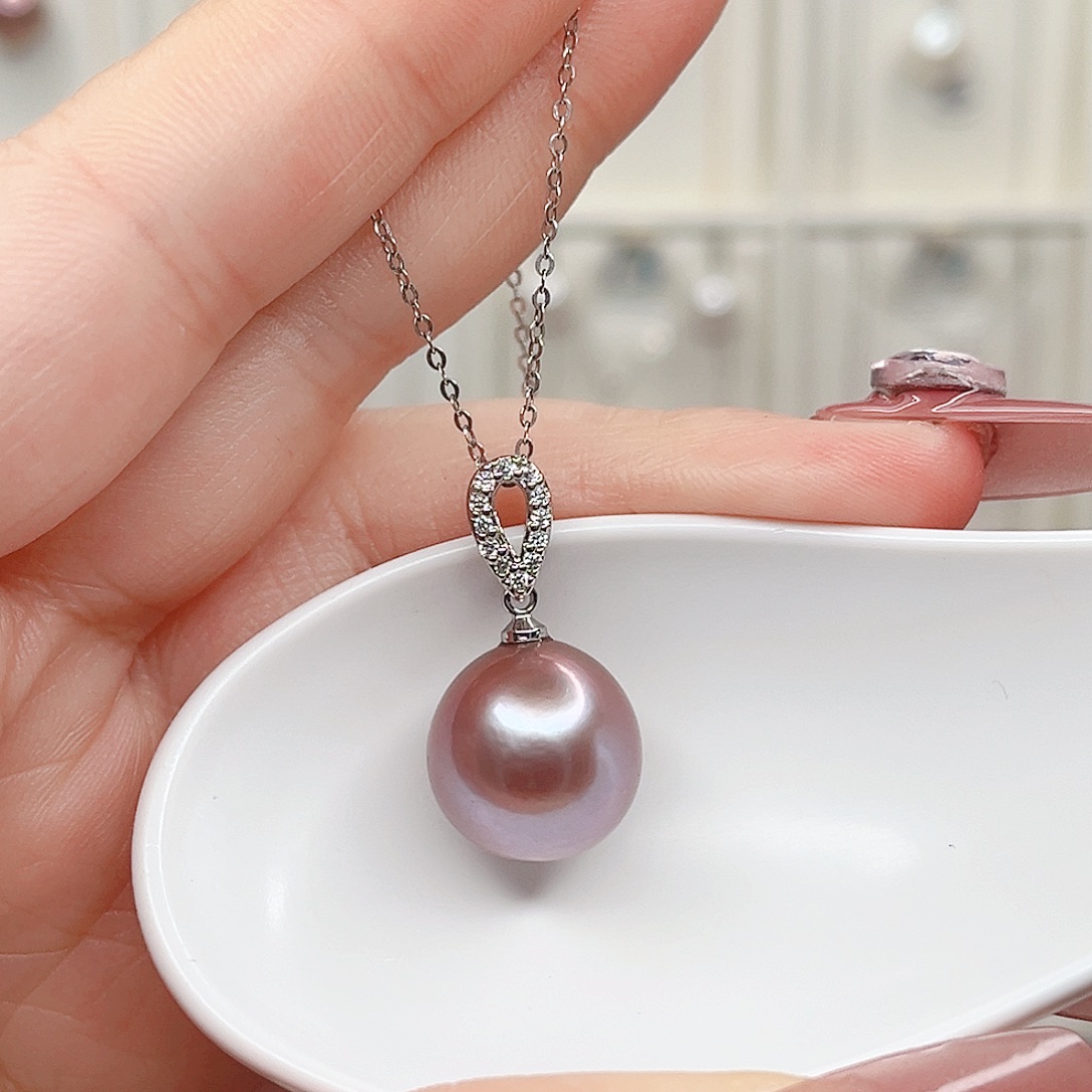 淡水珍珠吊坠(赠链)合金