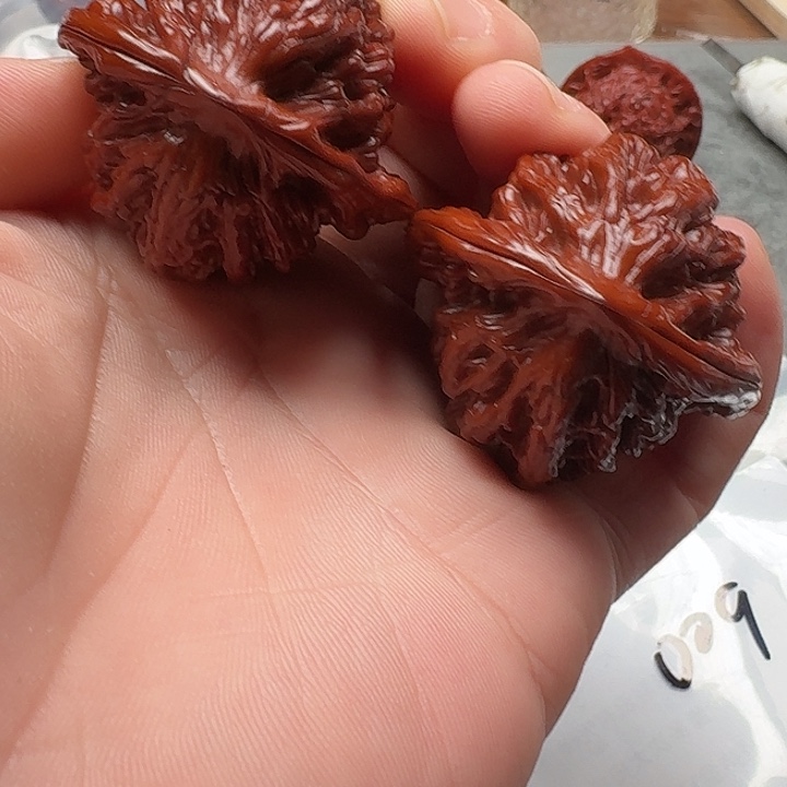 吊坠文玩核桃虎头009