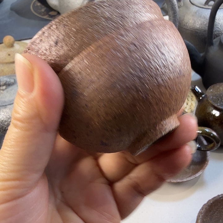 知*蔚县青砂器柴烧杯子