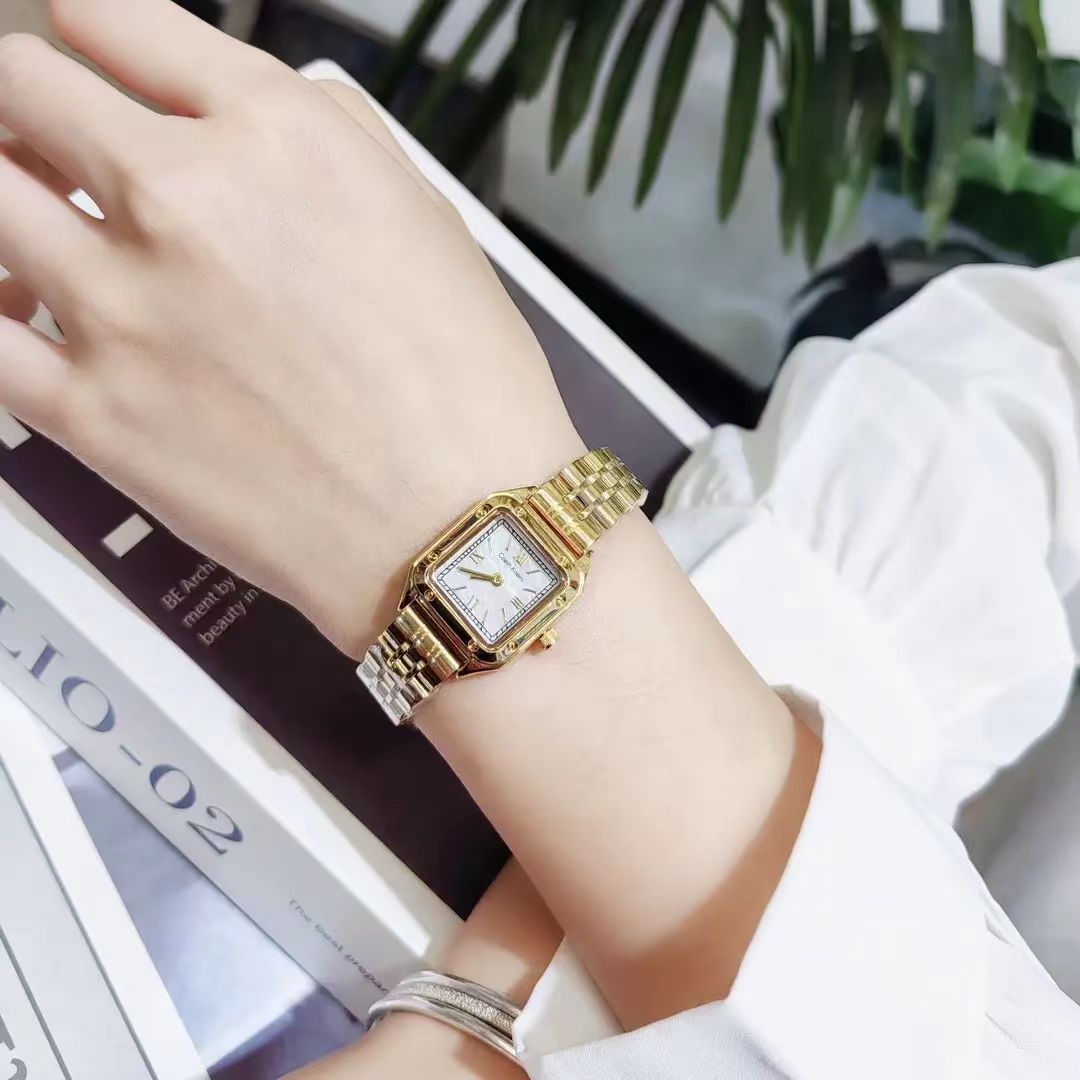 Coein Koein【官方正版】CK2088金猎豹中古风轻奢小巧手表女士腕表