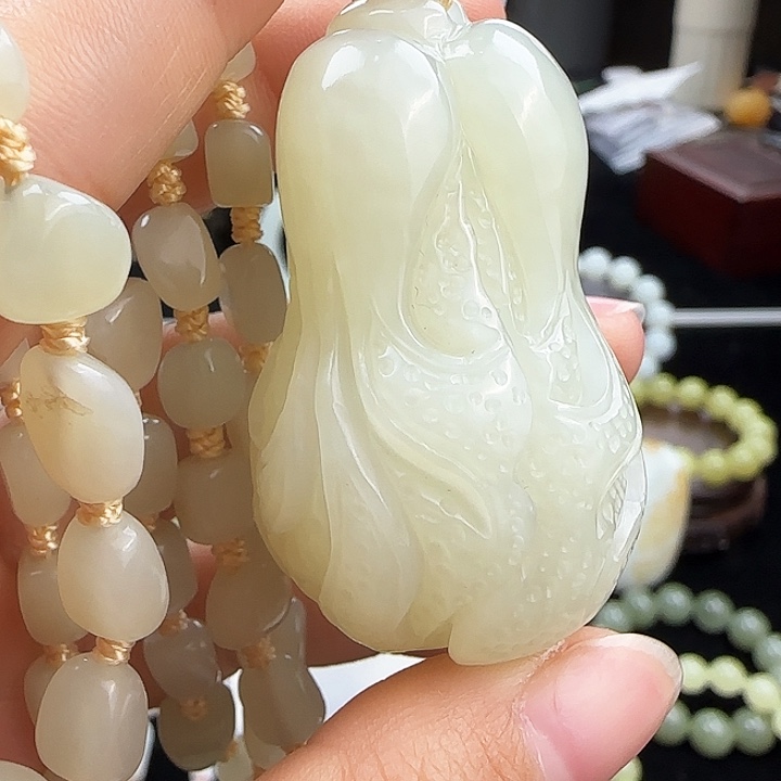 和田玉挂件未镶嵌定制发货