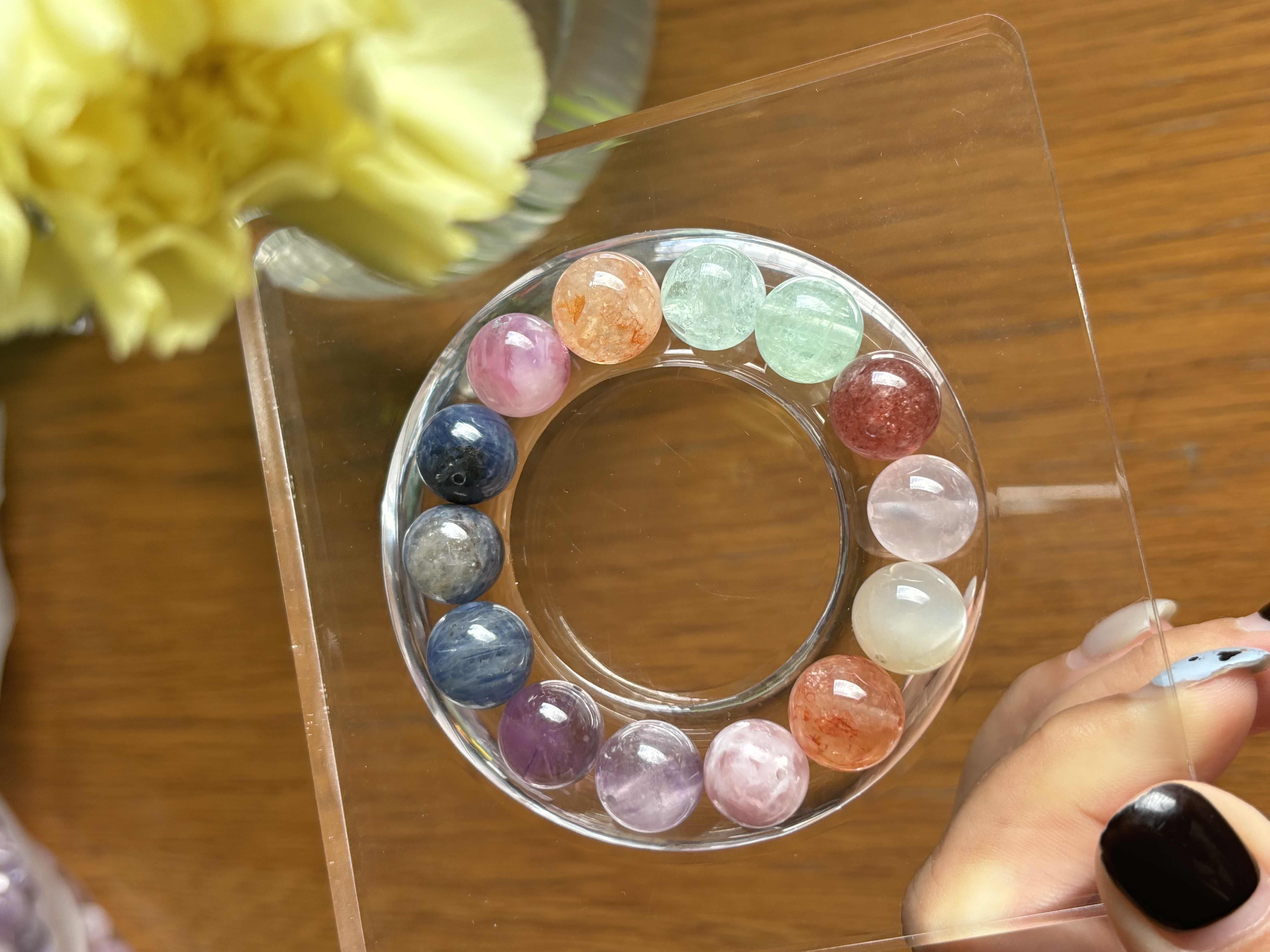 天然水晶珠混挖/DIY水晶珠/11-13mm