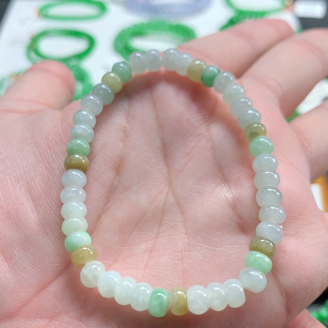 翡翠未镶嵌手链翡翠