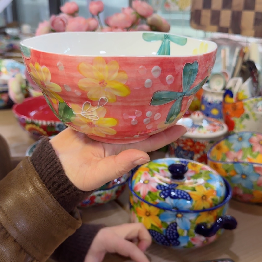 陶瓷7英寸葫芦碗一只看图