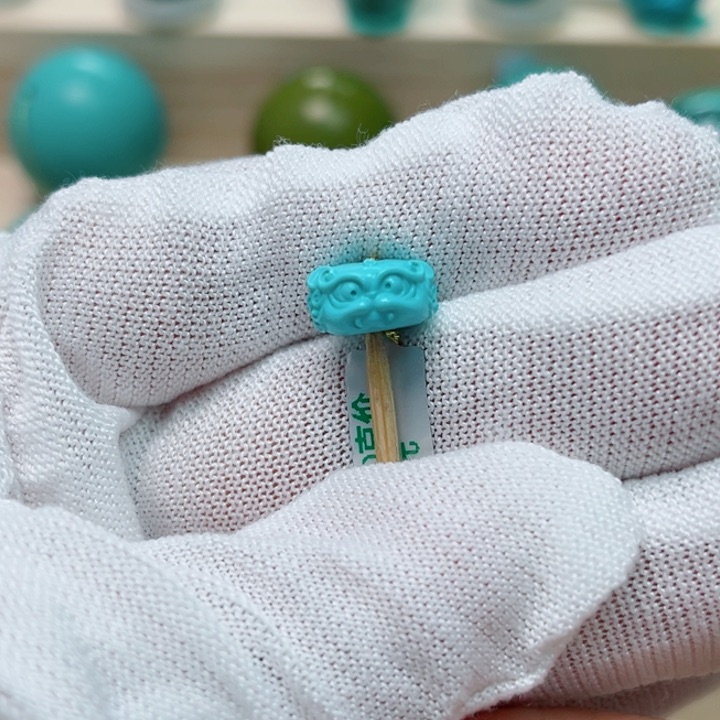 绿松石未镶嵌萌狮