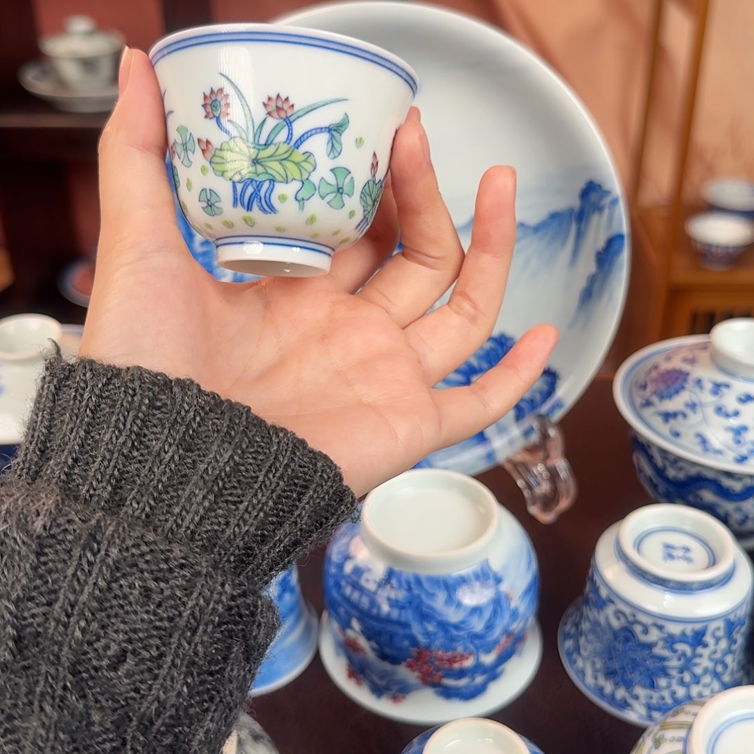 景德镇陶瓷手绘作品