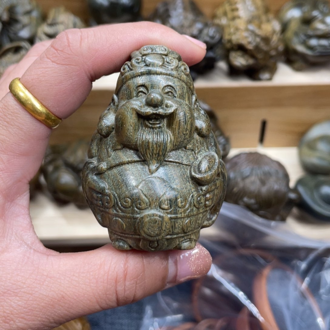 维腊木（绿檀）无事牌