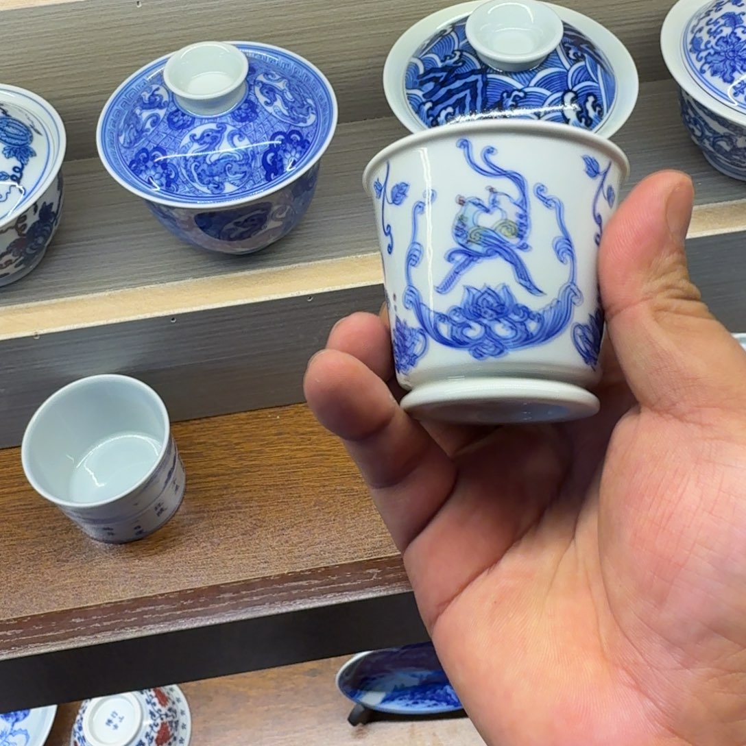 無***后杯子陶景德镇全手工手绘陶瓷