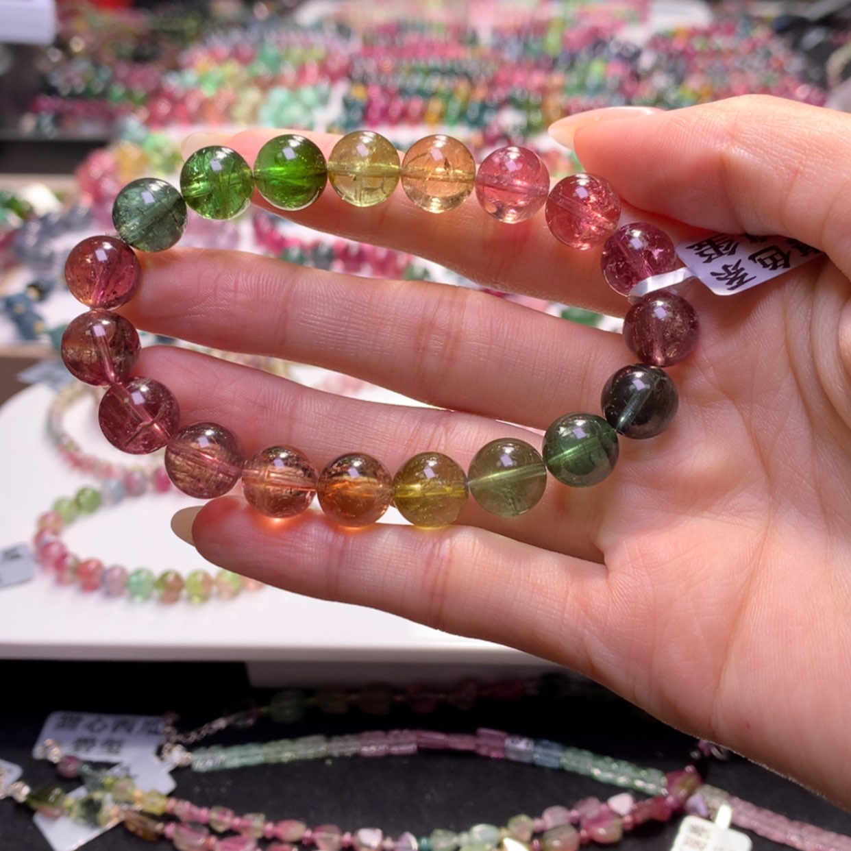 【闪购商品】未镶嵌手串碧玺