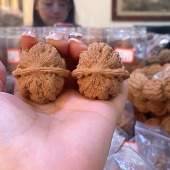 文玩核桃吊坠37雨花石有修