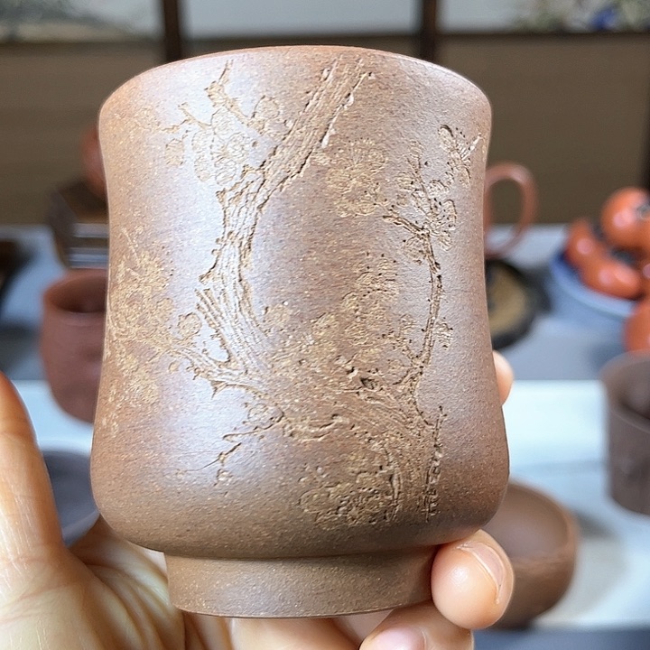 紫砂茶杯全手工主人杯容量200