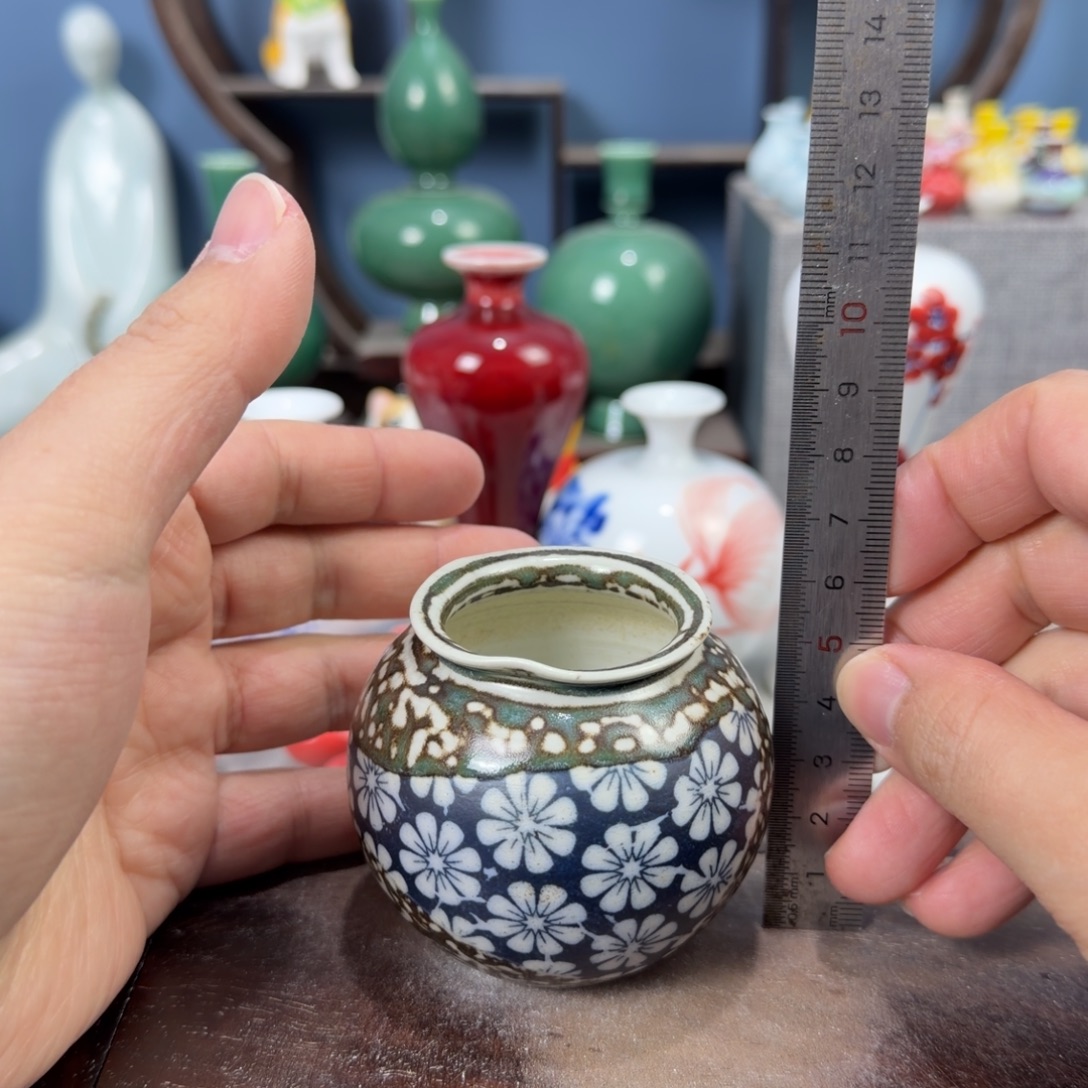 陶瓷手工小花器摆件