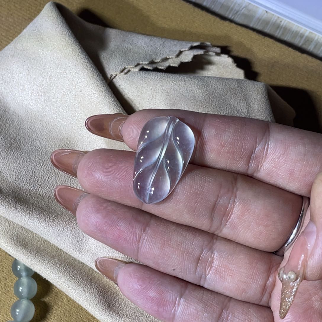 定制翡翠未镶嵌叶子