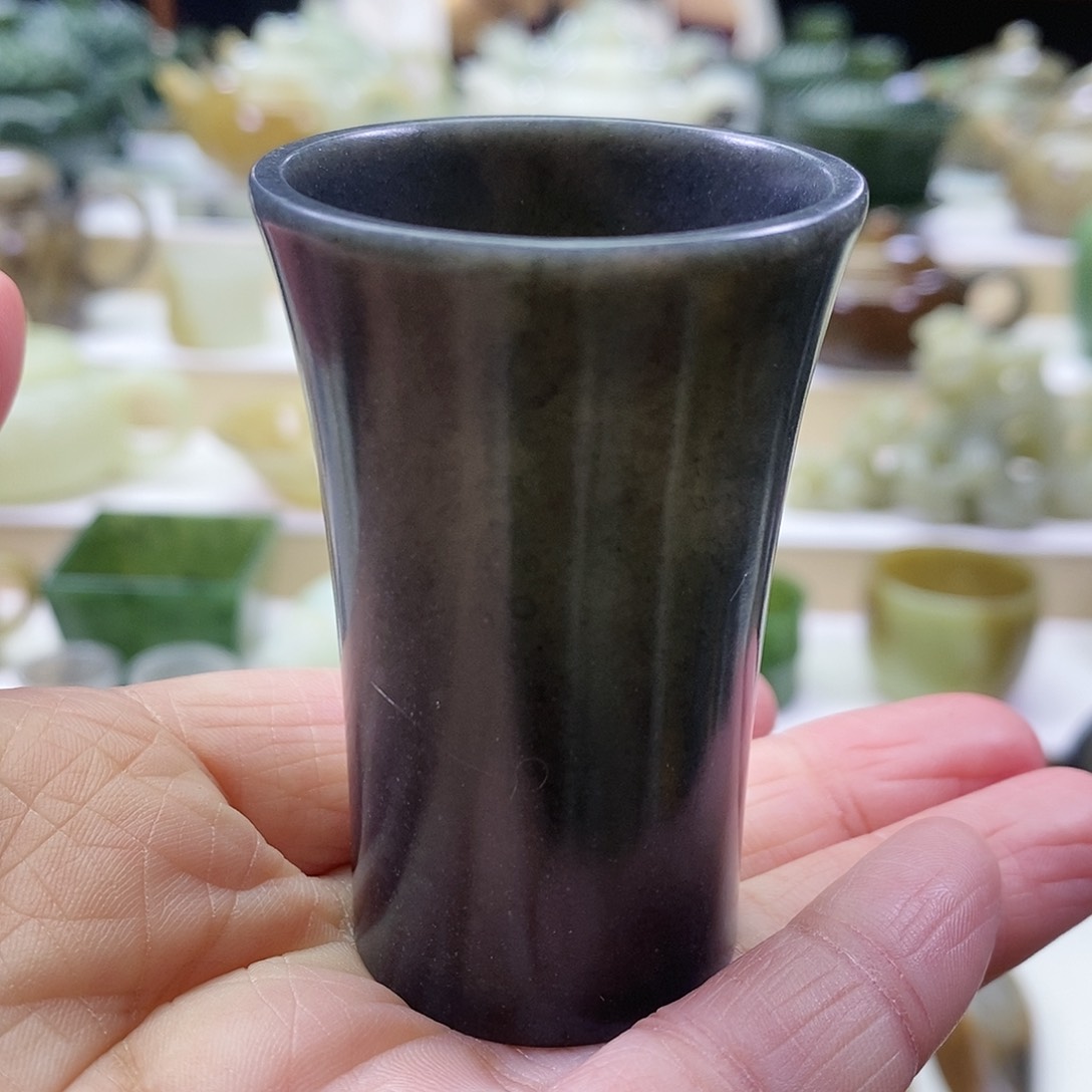 和田玉茶杯未镶嵌50ml