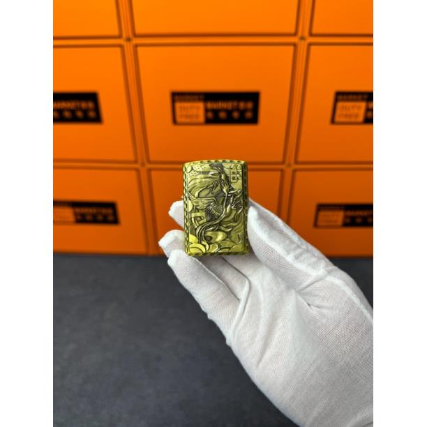 黄铜精雕朱雀煤油打火机【需自带油】