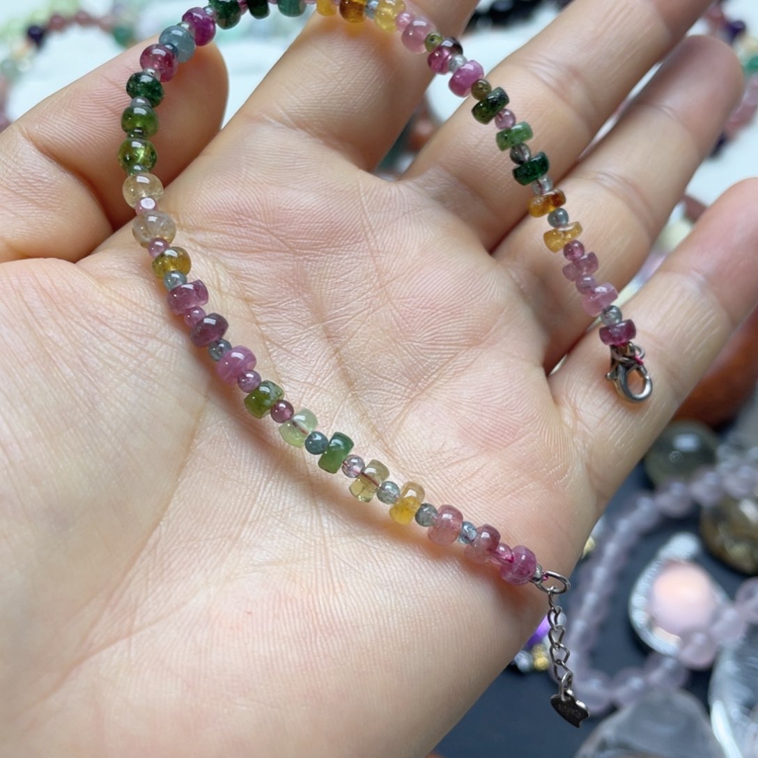 水晶手链未镶嵌碧玺手链