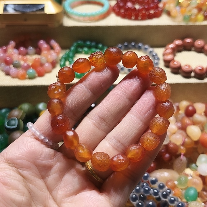 玛瑙/玉髓未镶嵌手链