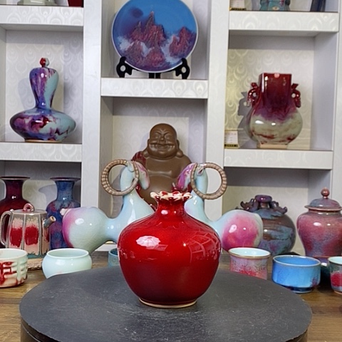 摆件禹州神后钧瓷原产地~