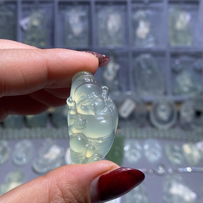 【闪购商品】岫玉颈饰未镶嵌财神