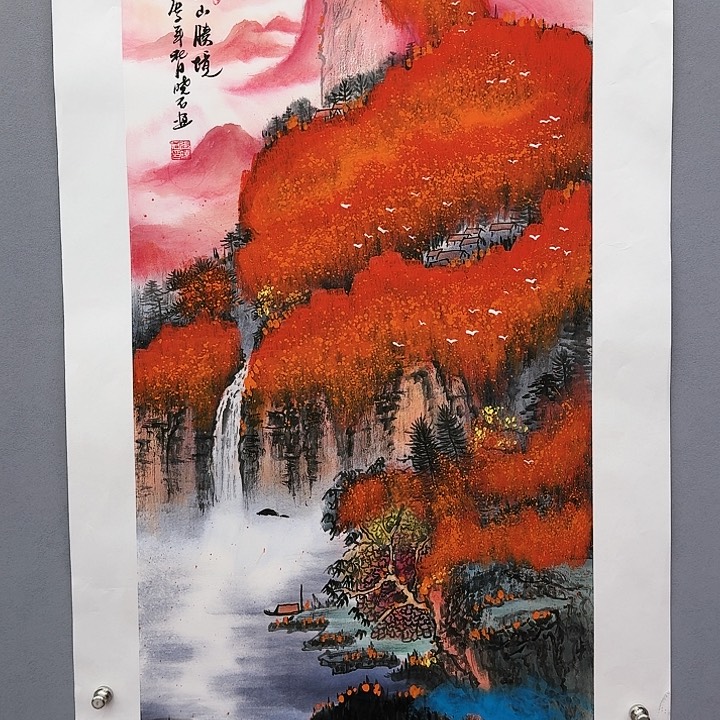 国画书法作品多次参加