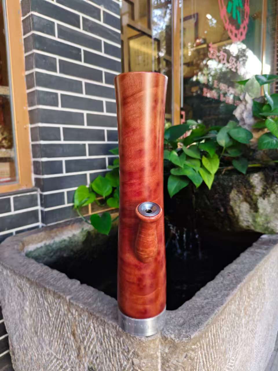 【香樟根 小蛮腰定做】穆老爹非遗品牌 水筒筒工艺品