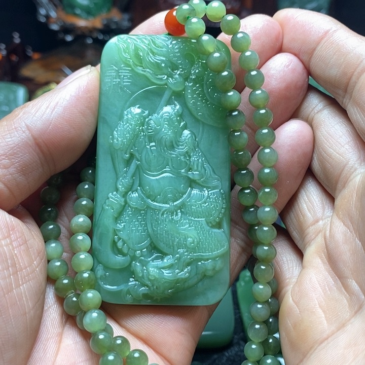 和田玉（碧玉）挂件未镶嵌