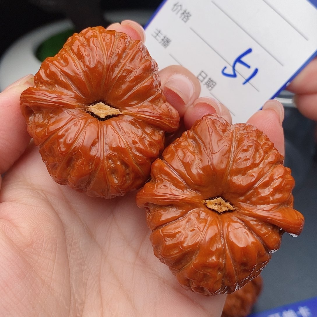 把件文玩核桃44南瓜51