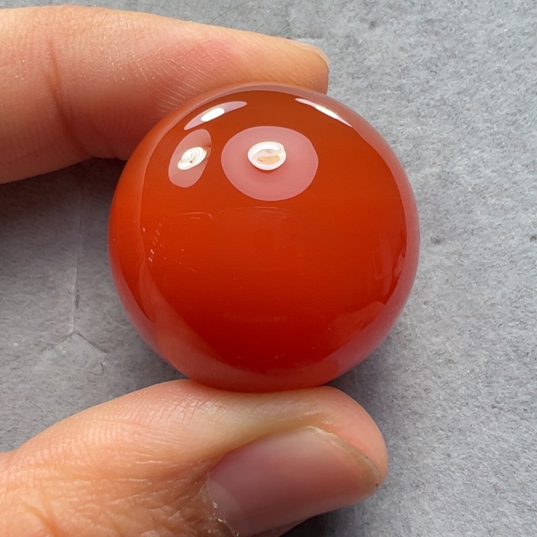 南红玛瑙珠子未镶嵌来*