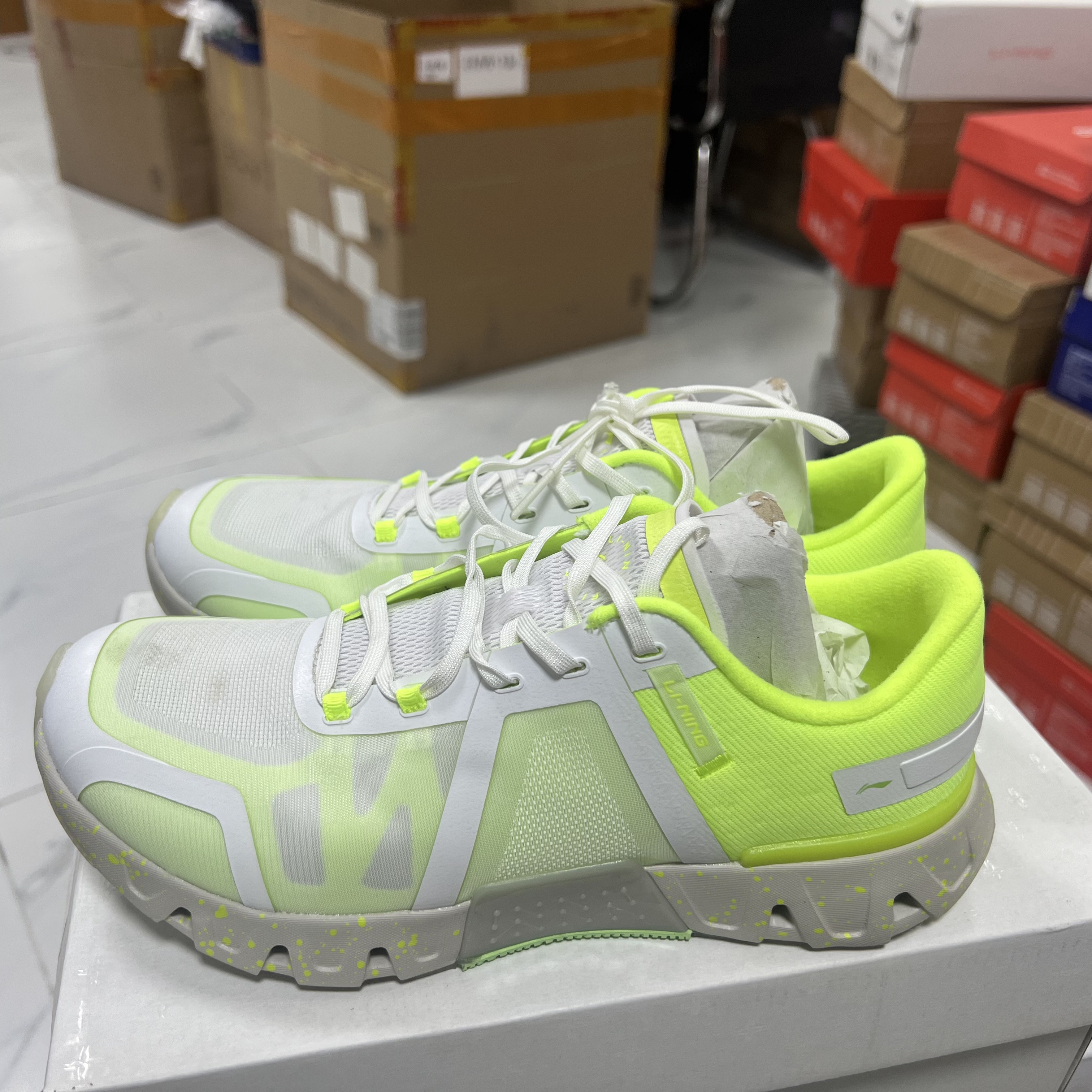 《B品以直播展示为准》鞋面脏（X988)李宁女子休闲运动鞋AFVT004-14