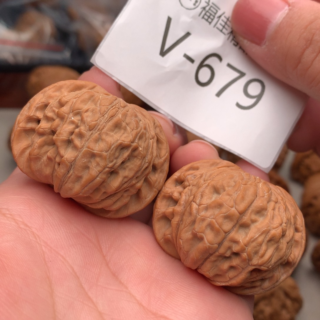 文玩核桃把件40磨盘……….