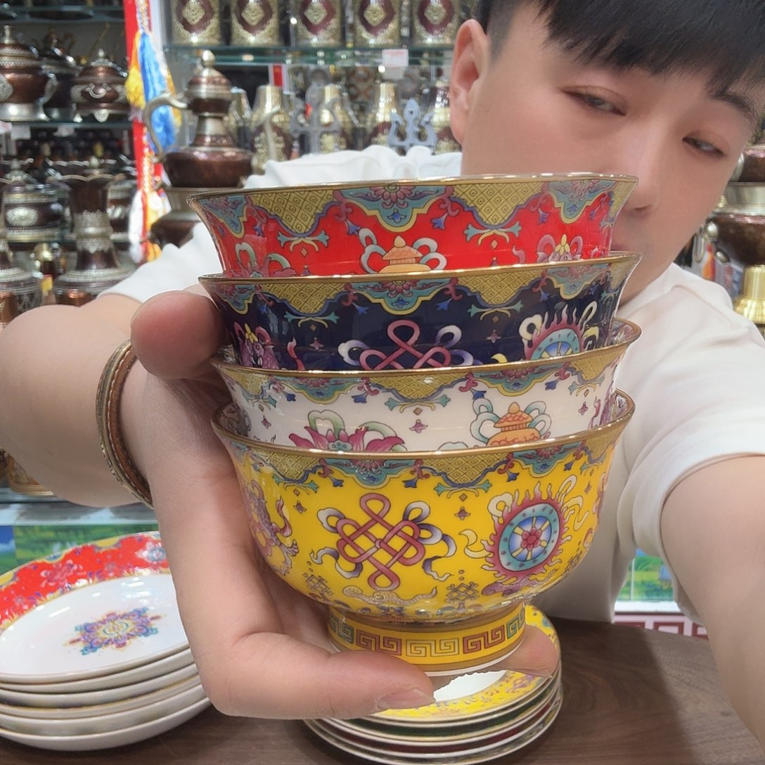 45%以上骨粉骨瓷红色深蓝，白色色，黄色样两个，一共八个