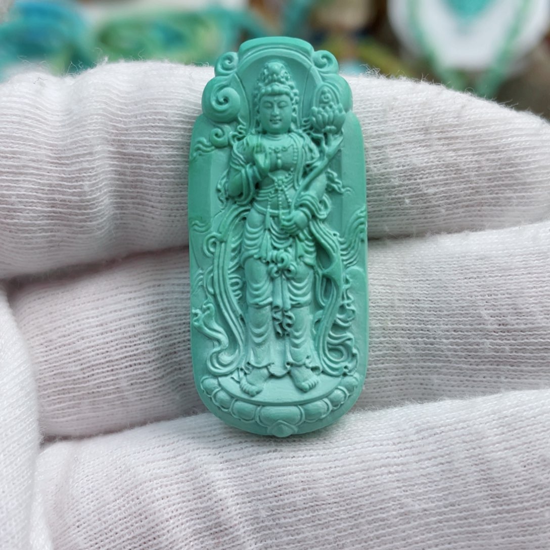 绿松石珠宝奇石未镶嵌