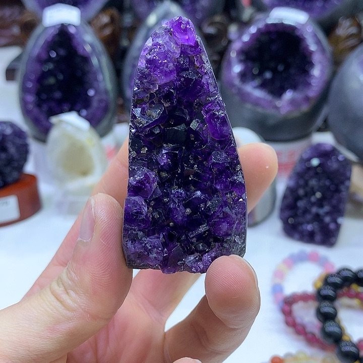 水晶紫水晶晶镇未镶嵌2534