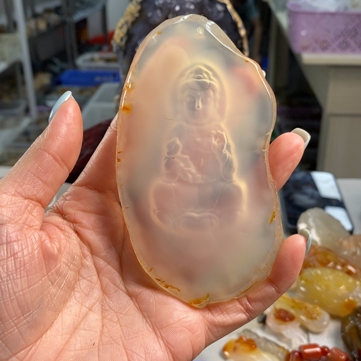 玛瑙/玉髓未镶嵌吊坠(不含链)