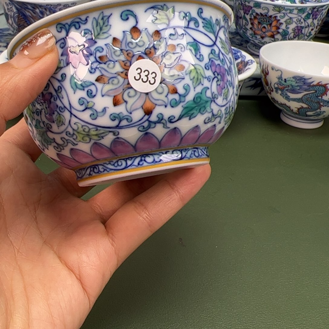 杯沙沙手工手绘茶具333
