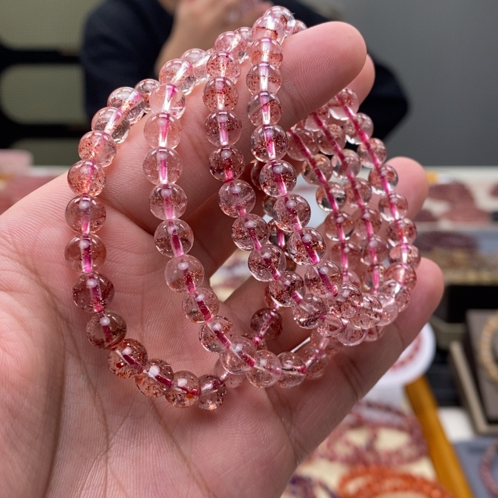 手串未镶嵌水晶金草莓 多样性发一