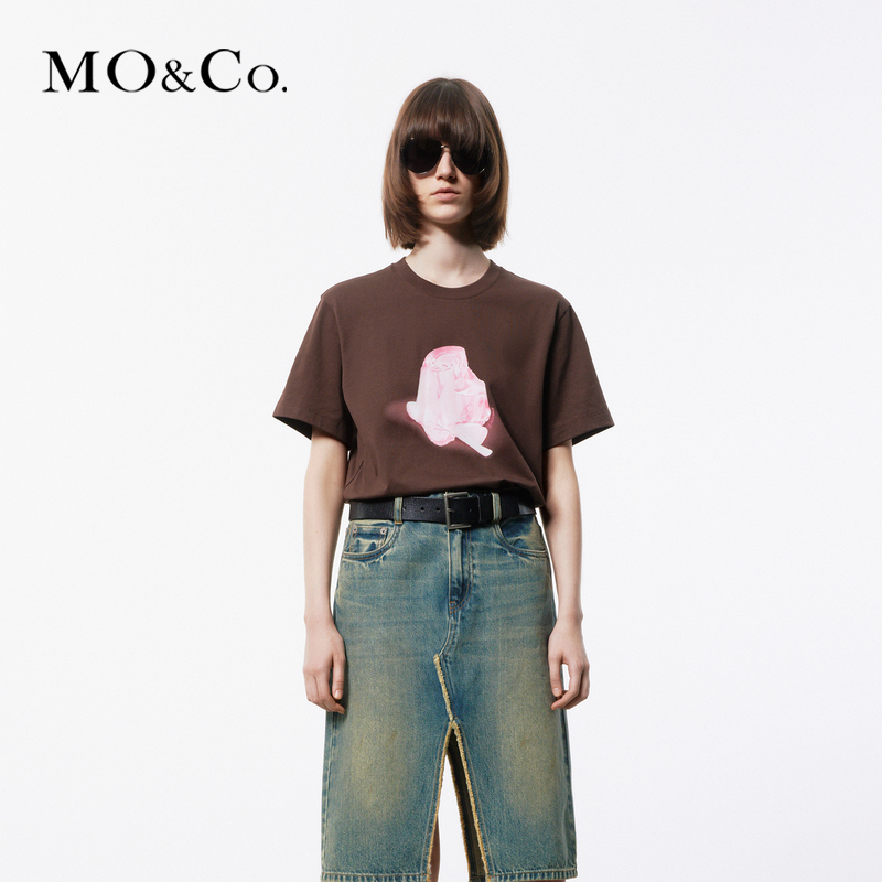 【达人专享】MOCO夏【抗菌防螨】印花短袖MBD2TEET51