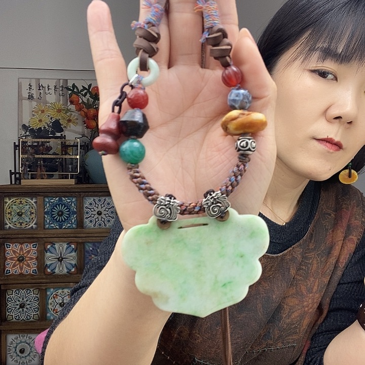 翡翠项链未镶嵌项链