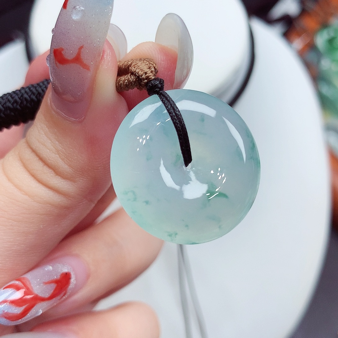 翡翠未镶嵌颈饰翡翠20，23.6/6.1