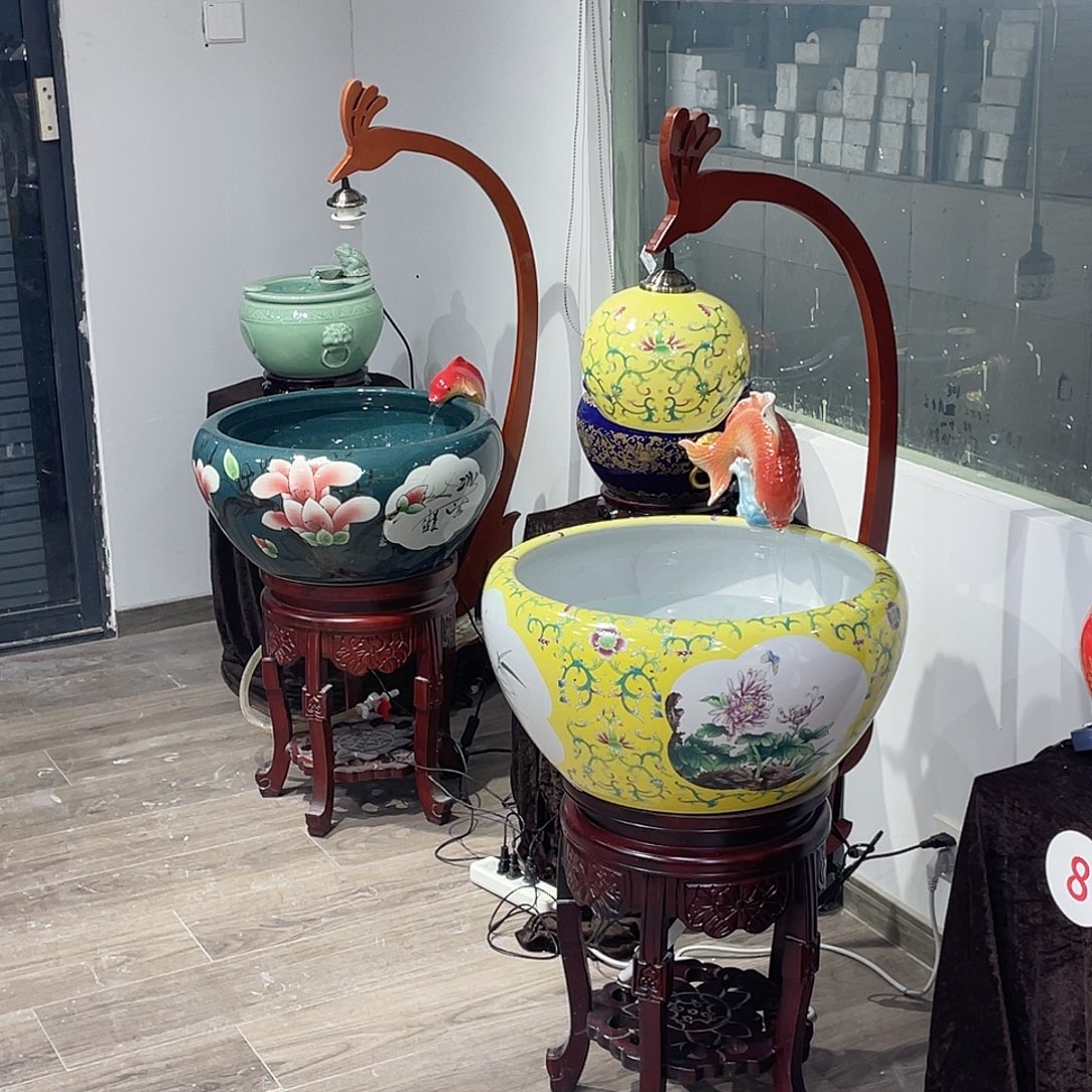 氧***子实木精品手工鱼缸黄地春秋柜式福利价