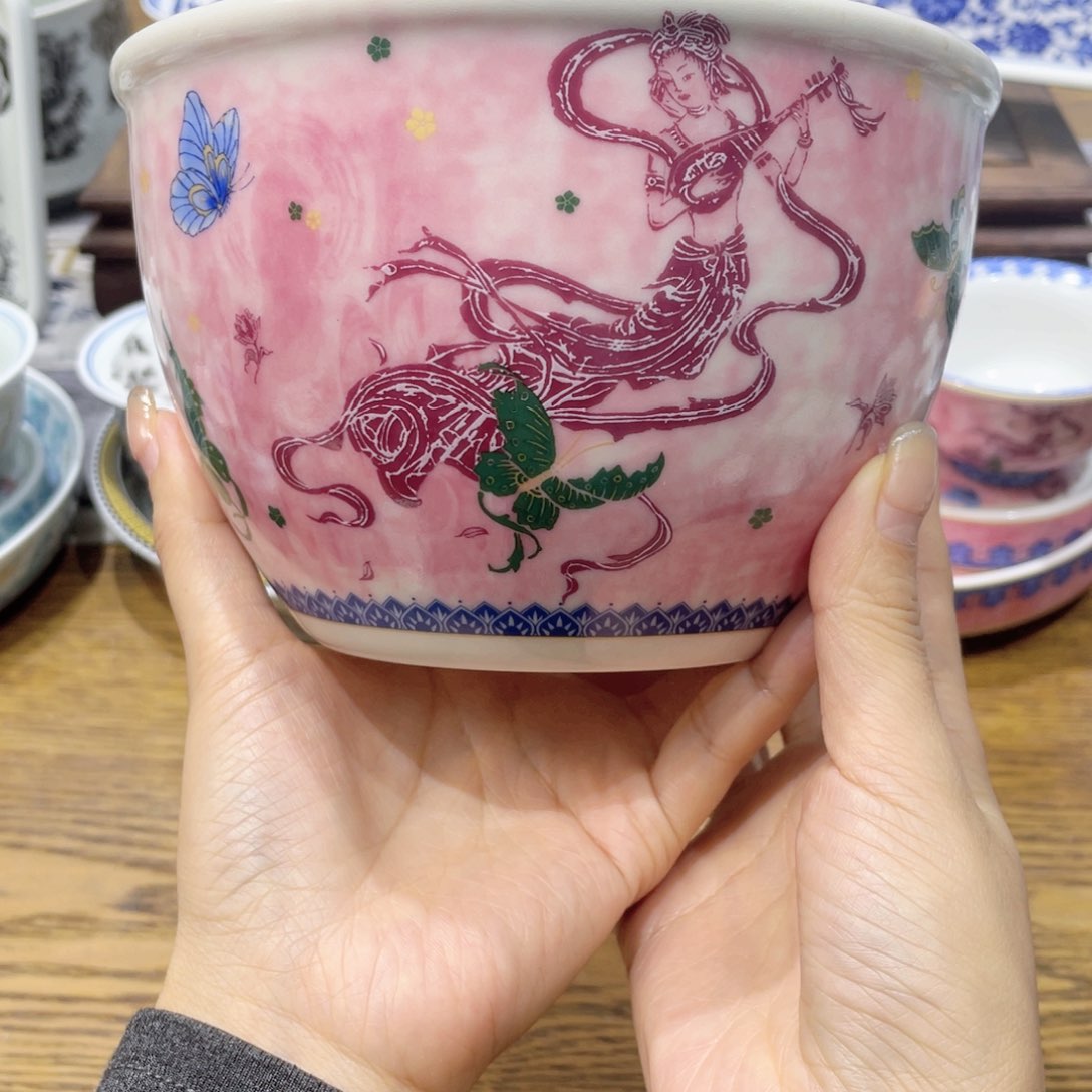 盖碗陶瓷海*景德镇陶瓷工厂福利价