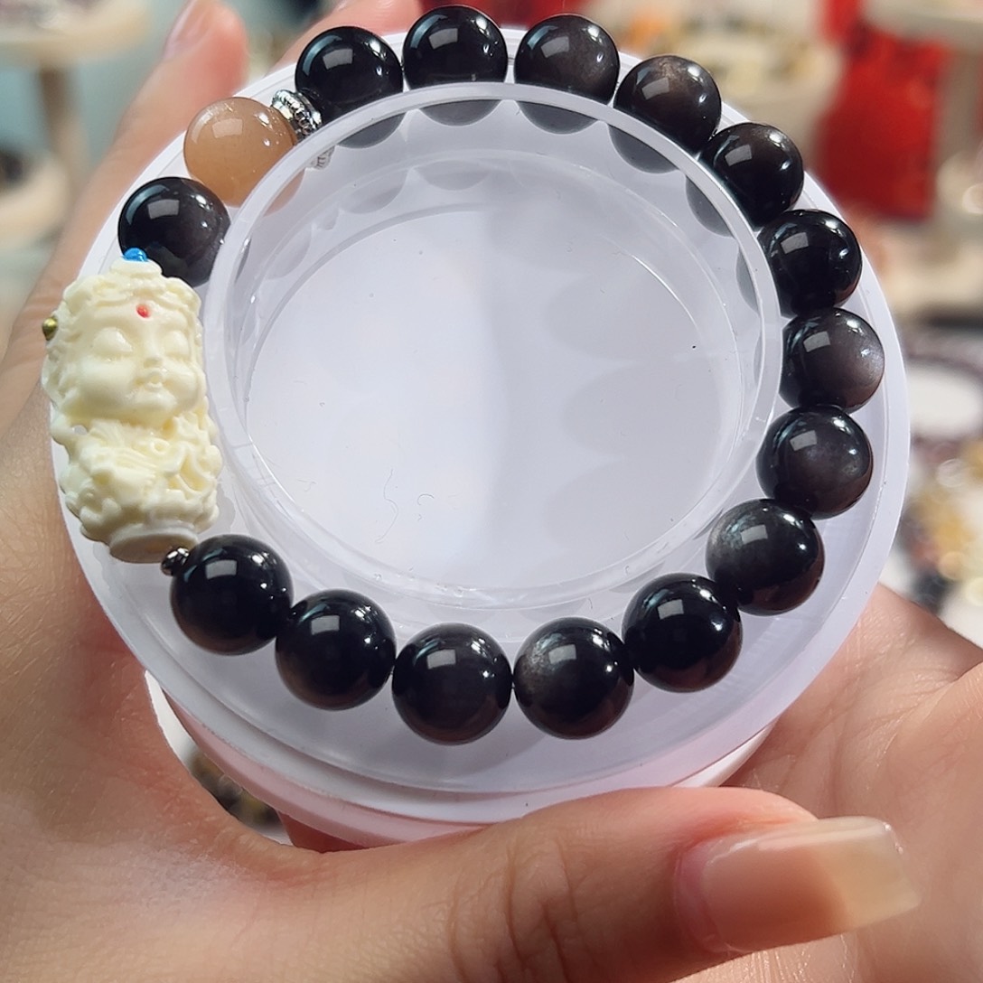 水晶手链未镶嵌水晶手串10m m