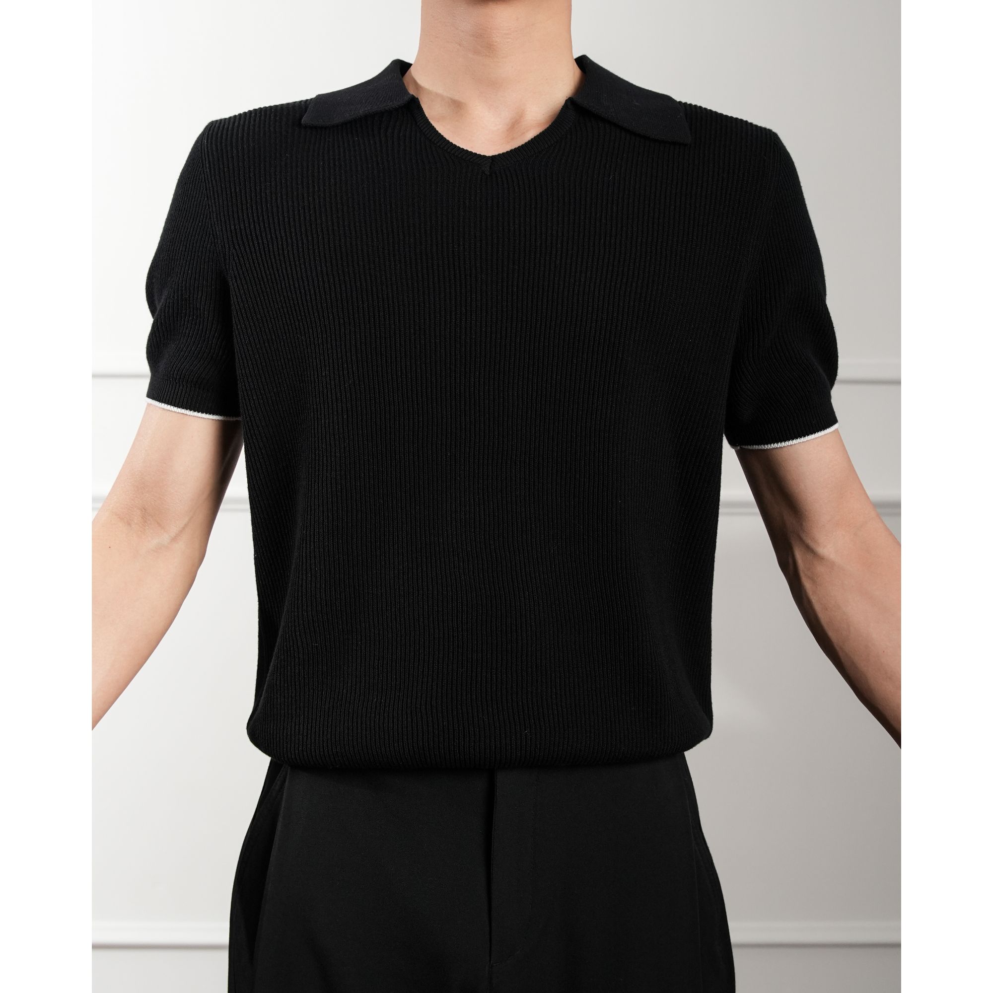 【新疆长绒棉】简约透气夏季短袖休闲时尚Polo衫流浪丹宁风-YF902