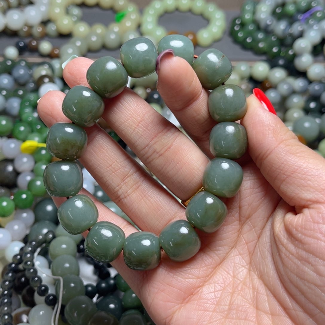 和田玉手链未镶嵌