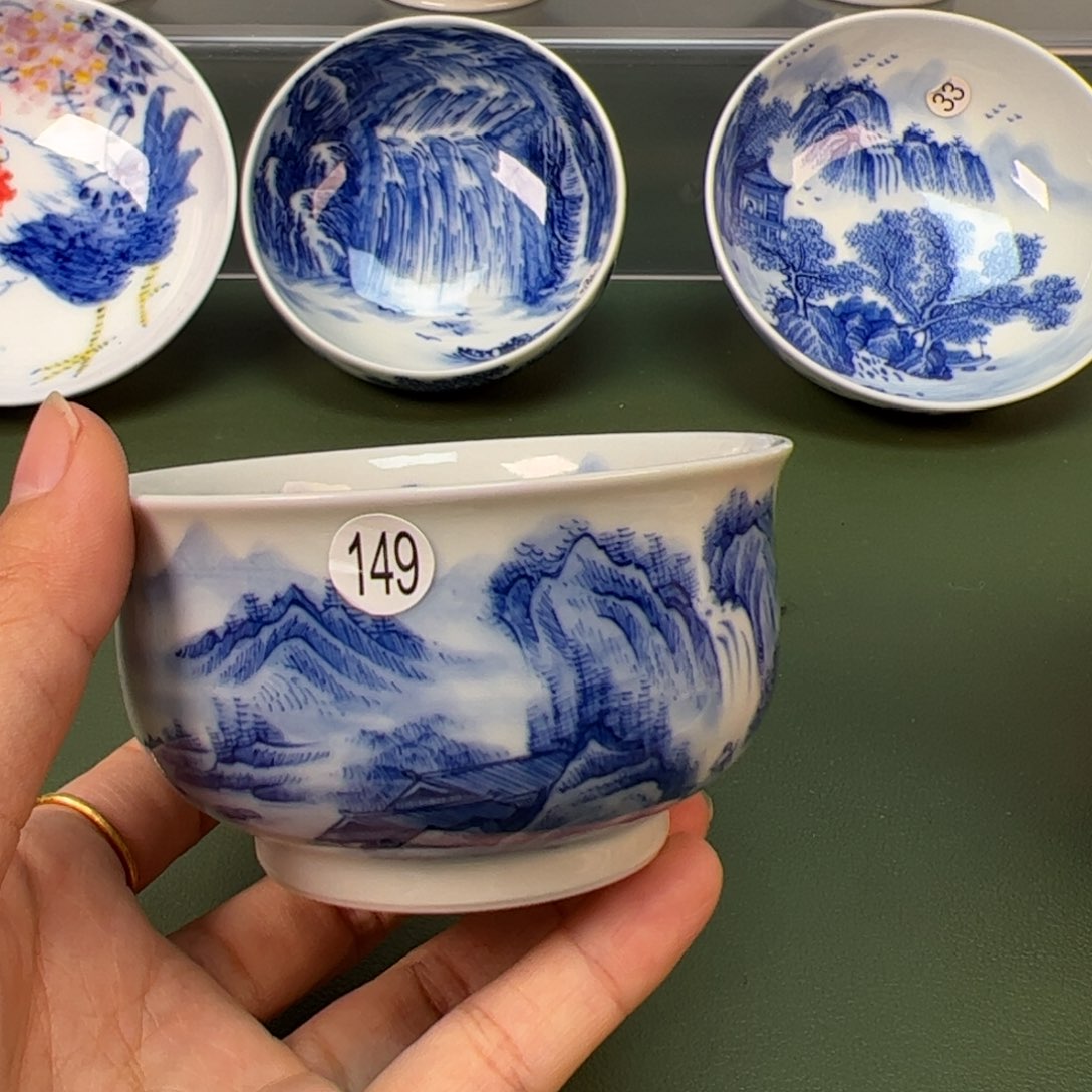 杯木木景德镇纯手绘茶具149