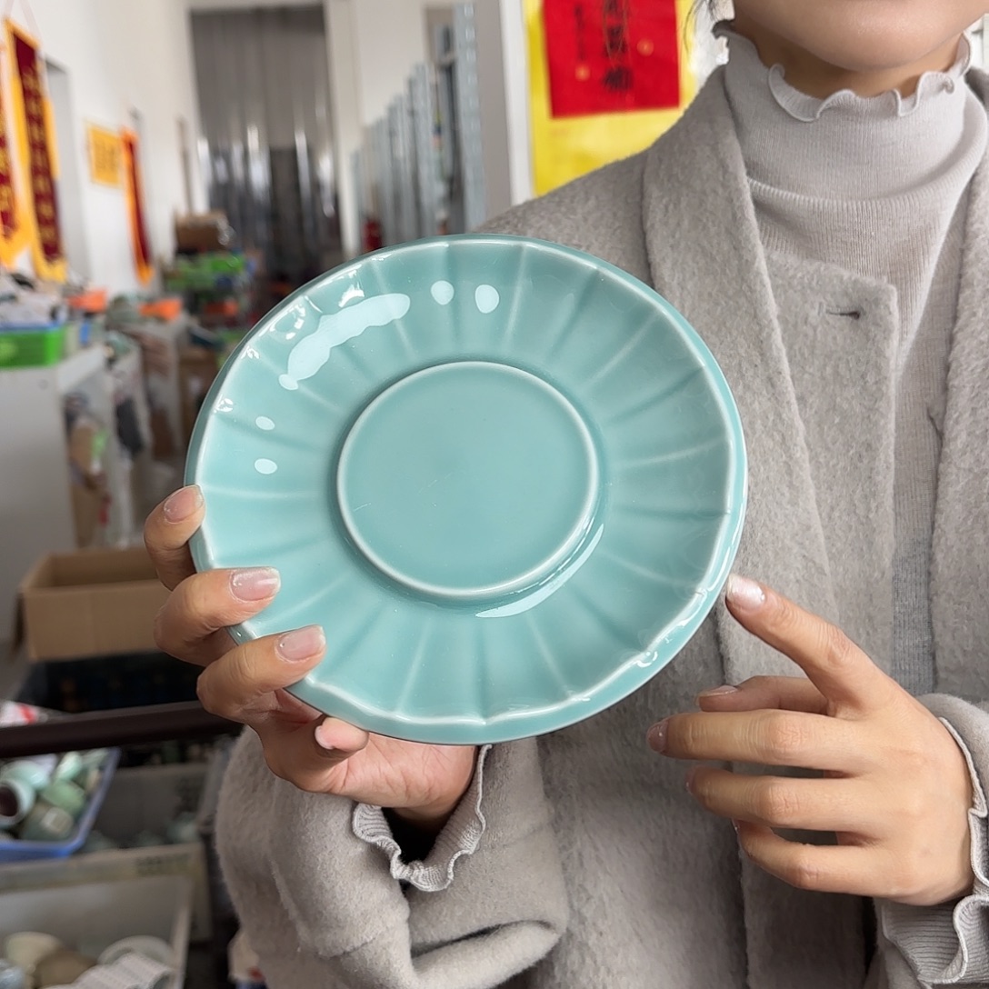 龙泉云间青瓷小米茶器