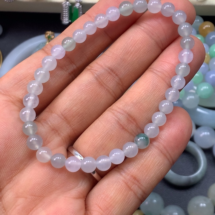 翡翠未镶嵌手链卡5